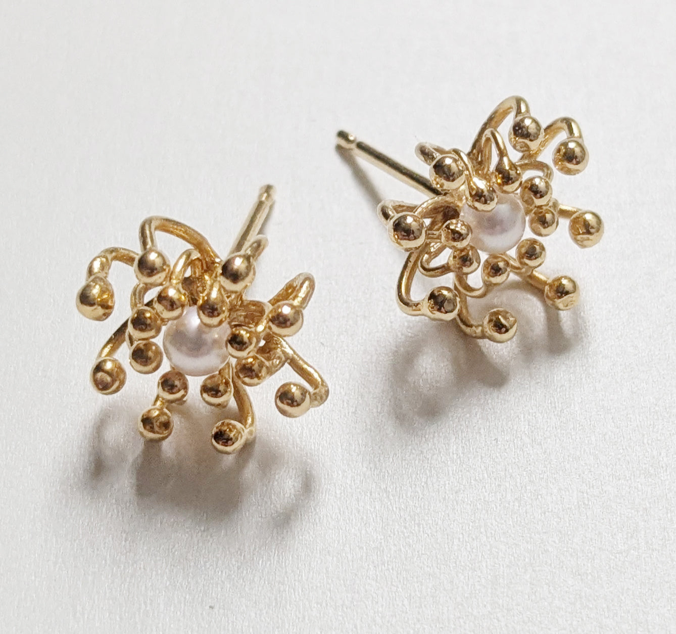Pearl Layered Stud Earrings