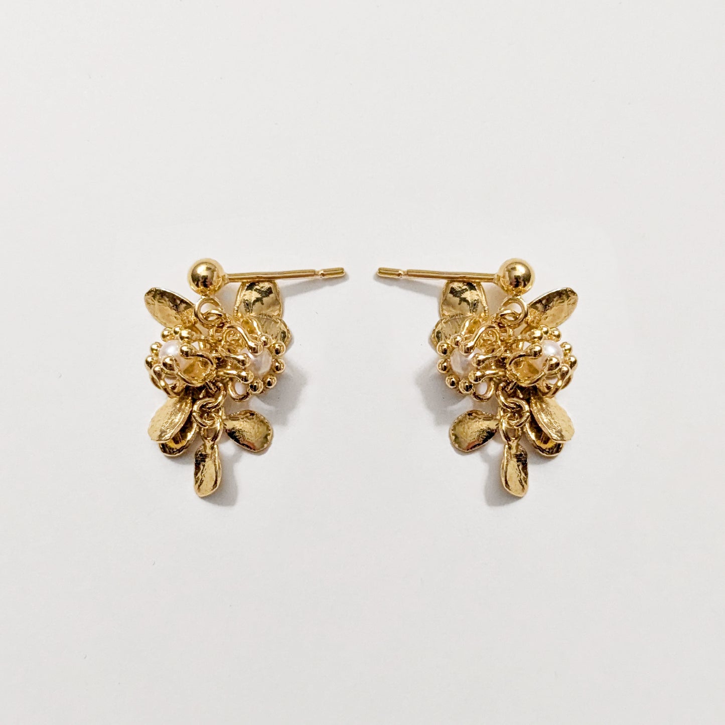 Leaf Cluster Earrings
