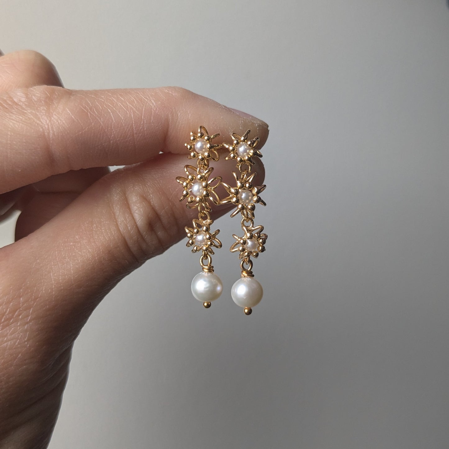 Pearl Cascade Earrings