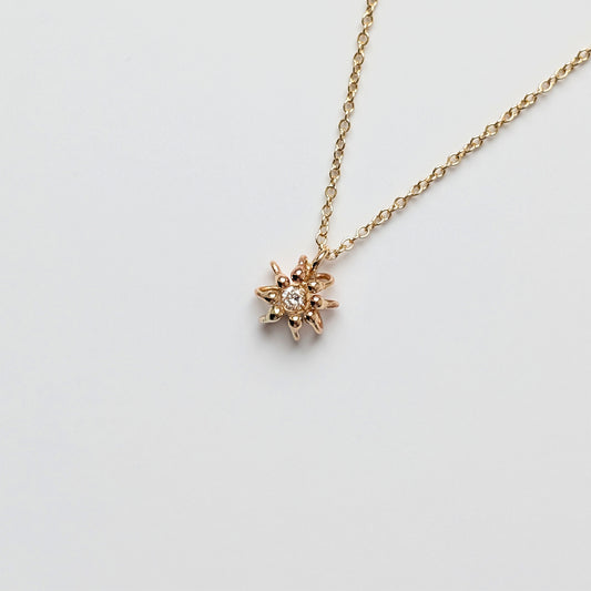 Siaw Jewellery Gold Lab-Grown Diamond Fine Cell Necklace