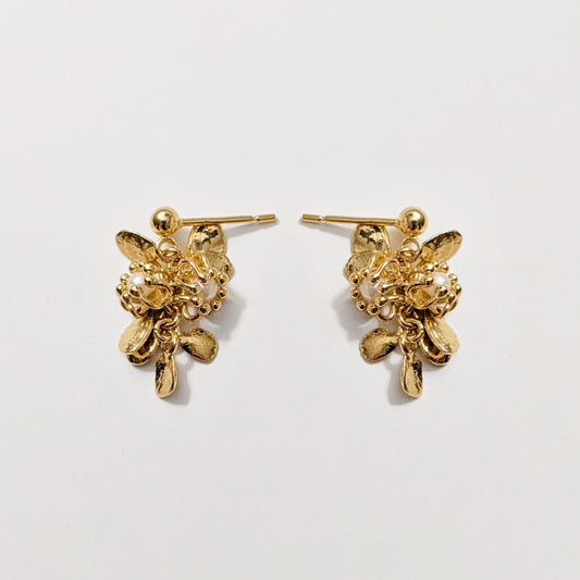 Leaf Cluster Earrings